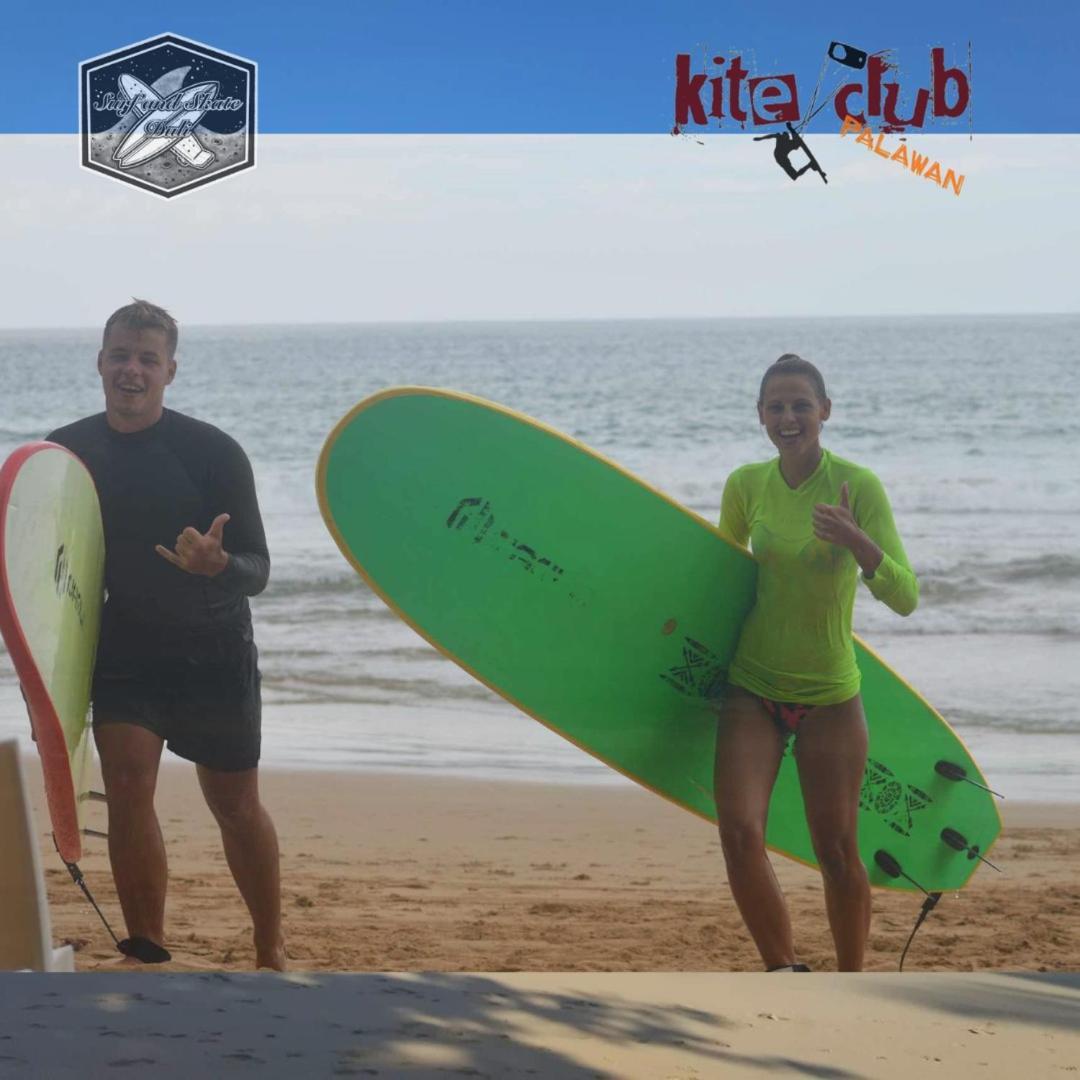 Albergue Surf And Skate Duli El Nido By Kiteclub Palawan Exterior foto